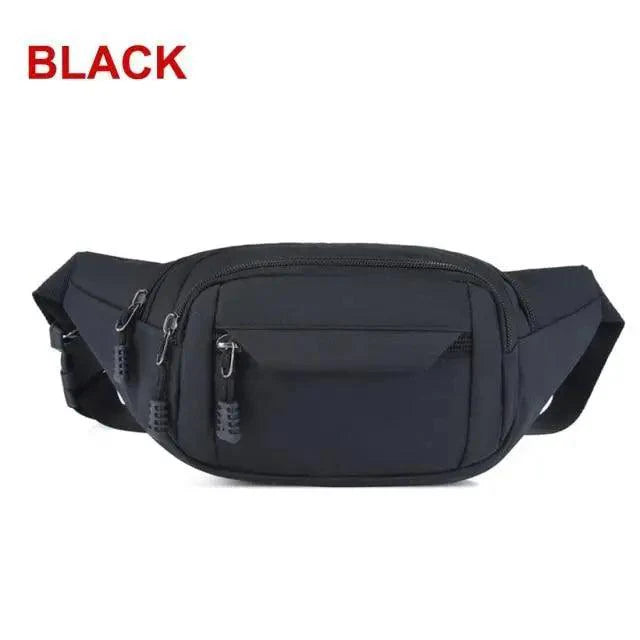 Unisex Casual Crossbody Women Waist Bag Retro Design Large Capacity Canvas Travel Adjustable Phone Bag Fanny Hip Bags Hands-Free Wallets Waist Pack Stevvex