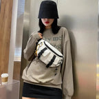 Unisex Casual Stylish Zipper Fanny Black Waist Bag Comfortable Travel Cross Body Bag Large Capacity Bags Stevvex