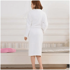 Unisex Comfortable Fleece Soft Bathrobes Elegant Sleepwear For Men And Women Winter Indoor Warm Bathrobe Stevvex