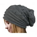 Unisex  Cute Oversized Winter Baggy Cool Caps Autumn Beanies For Men Women Classy Warm Cap For Cold Weather Stevvex