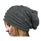 Unisex  Cute Oversized Winter Baggy Cool Caps Autumn Beanies For Men Women Classy Warm Cap For Cold Weather Stevvex