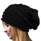Unisex  Cute Oversized Winter Baggy Cool Caps Autumn Beanies For Men Women Classy Warm Cap For Cold Weather Stevvex