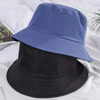 Unisex Double-faced Bucket Hat Colorful Sunscreen Women One Size Hat Outdoor Activities Modern Men Hats Stevvex