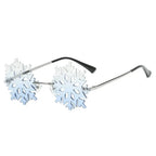 Unisex Elegant Diamond Shape Rimless Sunglasses Vintage Sun Glasses Cute Designs Excellent Gift For Summer