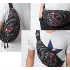 Unisex Fashion Adjustable Belt Travel Bag Running Stylish Outdoor Sports Fanny Pack PU Waterproof Cross Body Waist Bags Stevvex