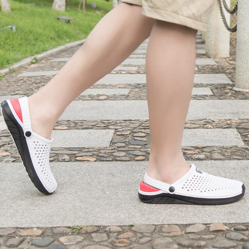 Unisex Fashion Beach Sandals Thick Sole Slipper Waterproof Anti-Slip Sandals Flip Flops Summer Breathable Mesh Sandals Beach Footwear Anti-Slip Slippers Quick Drying Sandals Stevvex