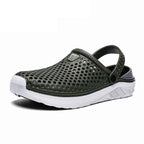 Unisex Fashion Beach Sandals Thick Sole Slipper Waterproof Anti-Slip Sandals Flip Flops Summer Breathable Mesh Sandals Beach Footwear Anti-Slip Slippers Quick Drying Sandals Stevvex