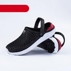 Unisex Fashion Beach Sandals Thick Sole Slipper Waterproof Anti-Slip Sandals Flip Flops Summer Breathable Mesh Sandals Beach Footwear Anti-Slip Slippers Quick Drying Sandals Stevvex