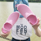Unisex Fashion Beach Sandals Thick Sole Slipper Waterproof Anti-Slip Sandals Flip Flops Summer Breathable Mesh Sandals Beach Footwear Anti-Slip Slippers Quick Drying Sandals Stevvex