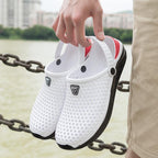 Unisex Fashion Beach Sandals Thick Sole Slipper Waterproof Anti-Slip Sandals Flip Flops Summer Breathable Mesh Sandals Beach Footwear Anti-Slip Slippers Quick Drying Sandals Stevvex