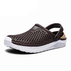 Unisex Fashion Beach Sandals Thick Sole Slipper Waterproof Anti-Slip Sandals Flip Flops Summer Breathable Mesh Sandals Beach Footwear Anti-Slip Slippers Quick Drying Sandals Stevvex