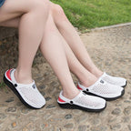 Unisex Fashion Beach Sandals Thick Sole Slipper Waterproof Anti-Slip Sandals Flip Flops Summer Breathable Mesh Sandals Beach Footwear Anti-Slip Slippers Quick Drying Sandals Stevvex