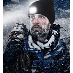 Unisex Fashion LED Light Knitted Hat For Men Women Trendy Elastic Beanie Cap Headlamp Winter Knit Lighted Headlight Headlamp Cap Stevvex