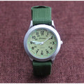 Unisex Fashion Nylon Fabric Kids Children Watch Sport Thin Students Canvas Quartz Dress Wristwatch Military Time Watch  Field Outdoor Sport Mens Wristwatch With Slip-Thru Nylon Band Stevvex