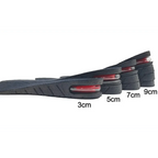 Unisex Height Increase Air Cushion 3-9cm Height Adjustable Cut Shoe Heel Insert Makes You Taller Foot Shoes Support