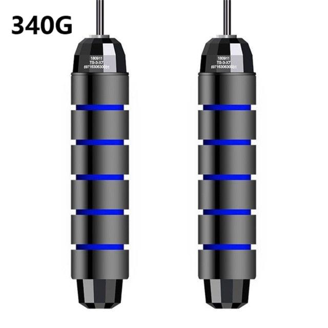 Unisex Jump Rope Tangle-Free Jumping Rope Speed With Ball Bearings Rapid Speed Jump Rope Cable And 6” Memory Foam Handles Ideal For Aerobic Exercise Like Speed Training Extreme Jumping Endurance Training And Fitness Gym 3M Stevvex