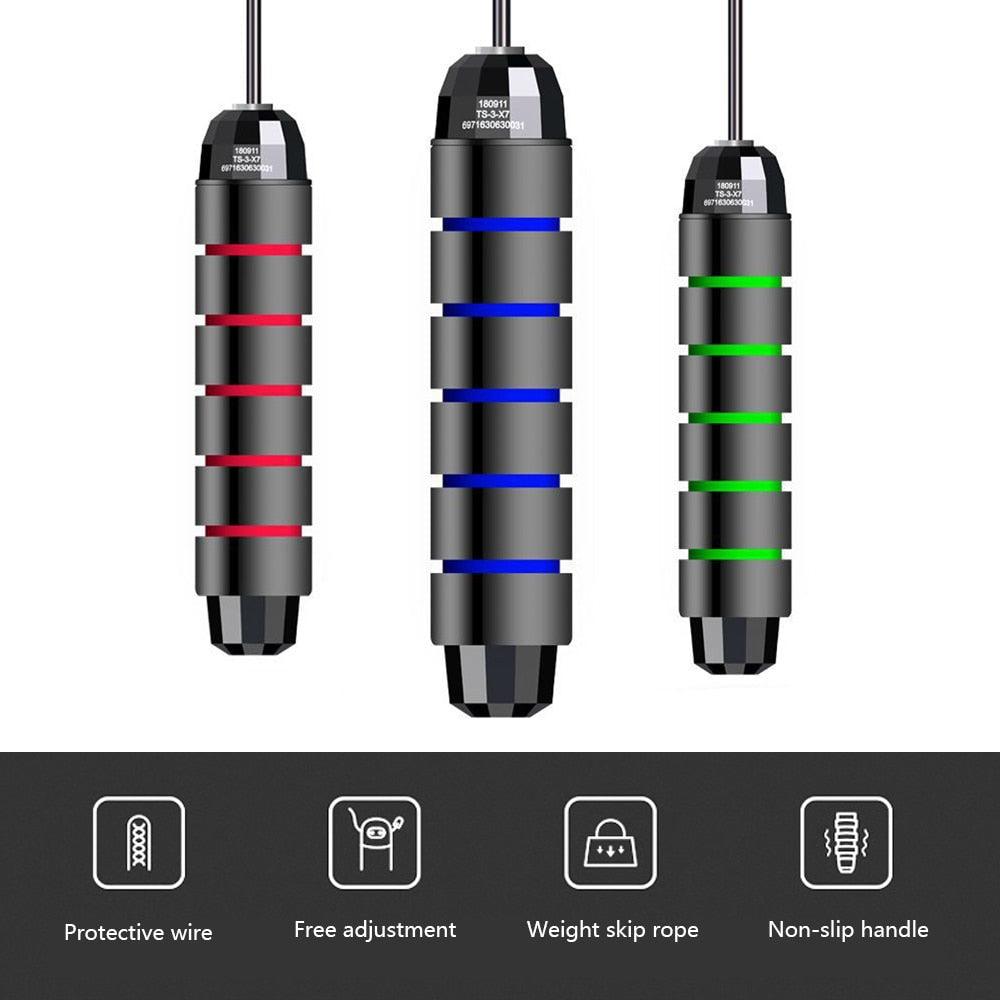 Unisex Jump Rope Tangle-Free Jumping Rope Speed With Ball Bearings Rapid Speed Jump Rope Cable And 6” Memory Foam Handles Ideal For Aerobic Exercise Like Speed Training Extreme Jumping Endurance Training And Fitness Gym 3M Stevvex
