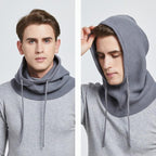 Unisex Knit Scarf Hood Hat Winter Women Cashmere Beanie Bonnet Lady Wool Neck Protect Balaclava Skellies Men Hooded Fashion Balaclava Shawl Women Winter Hat Soft Knitted Hooded Neck Collar Cap Beanie Hat Warm Scarf Unisex Bonnet Hooded Sc Stevvex