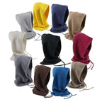 Unisex Knit Scarf Hood Hat Winter Women Cashmere Beanie Bonnet Lady Wool Neck Protect Balaclava Skellies Men Hooded Fashion Balaclava Shawl Women Winter Hat Soft Knitted Hooded Neck Collar Cap Beanie Hat Warm Scarf Unisex Bonnet Hooded Sc Stevvex