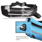 Unisex Lightweight Sport Pouch Classic Ultra-Thin Waterproof Mini Fanny Pack Unique Design Runners  Jogging Pocket Belt Stevvex