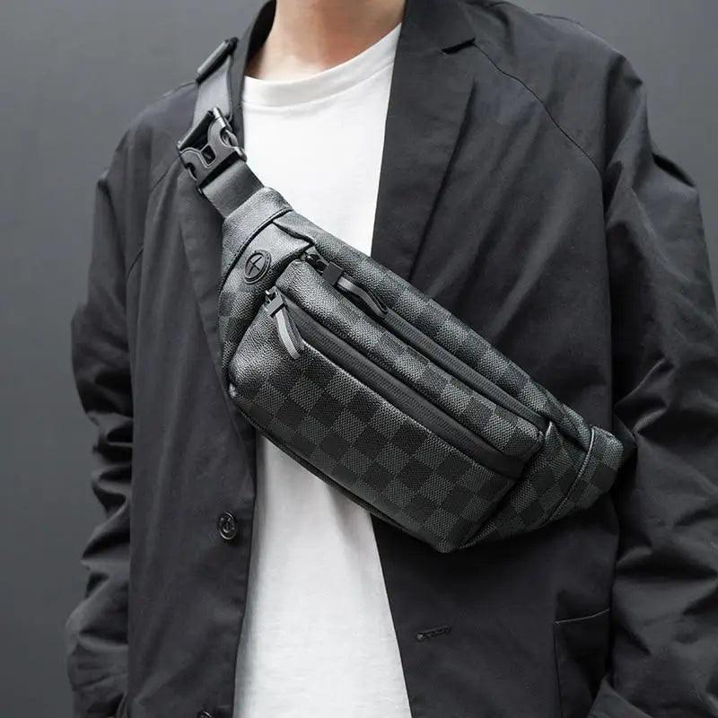 Unisex Luxury Black Fanny Pack Women Belt Bag Waist Purse Cross Body Bag Bum Fashionable Waist Bag For Traveling Stevvex