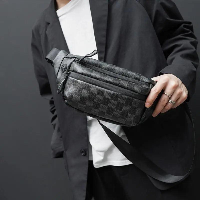 Unisex Luxury Black Fanny Pack Women Belt Bag Waist Purse Cross Body Bag Bum Fashionable Waist Bag For Traveling Stevvex