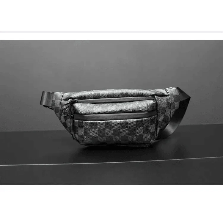 Unisex Luxury Black Fanny Pack Women Belt Bag Waist Purse Cross Body Bag Bum Fashionable Waist Bag For Traveling Stevvex