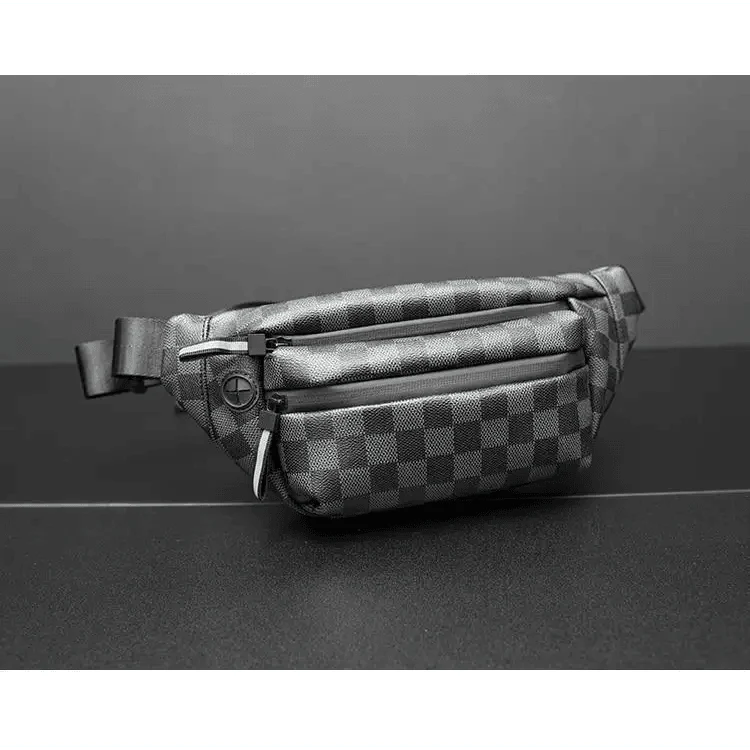 Unisex Luxury Black Fanny Pack Women Belt Bag Waist Purse Cross Body Bag Bum Fashionable Waist Bag For Traveling Stevvex