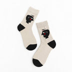 Unisex Painting Style Crew Socks Women Streetwear Skateboard Sport Cycling Designer Socks For Men And Women