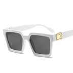 Unisex Polarized Black Summer Sunglasses Classic Style Sunglasses For Men Square Shape Design Eyeglasses For Men/Women Luxury Mirror Retro Style High Quality Glasses For Female Stevvex