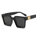 Unisex Polarized Black Summer Sunglasses Classic Style Sunglasses For Men Square Shape Design Eyeglasses For Men/Women Luxury Mirror Retro Style High Quality Glasses For Female Stevvex