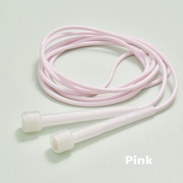 Unisex Professional Jumping Speed Men And Women Gym Pvc Skipping Rope Adjustable Fitness PVC Skipping Rope For Speed Training Cardio Home Workout Exercise Fitness Stevvex
