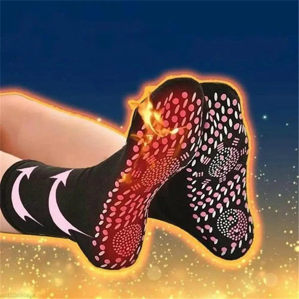 Unisex Self-heating Magnetic Socks  Self-warming Comfortable Winter Warm Massage Soft Pain Relieve Socks Stevvex