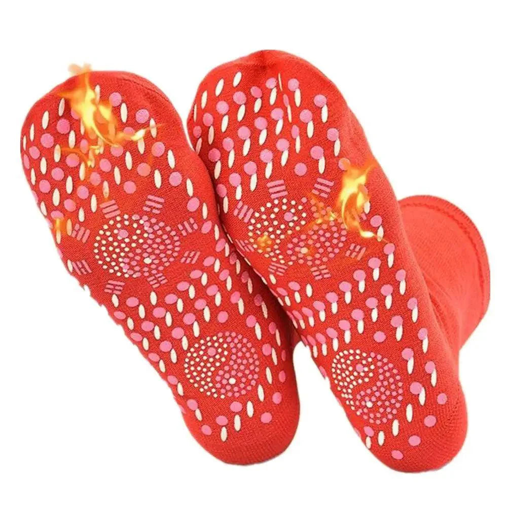 Unisex Self-heating Magnetic Socks  Self-warming Comfortable Winter Warm Massage Soft Pain Relieve Socks Stevvex
