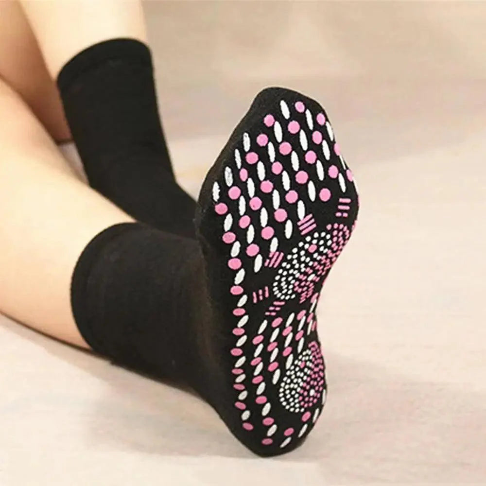 Unisex Self-heating Magnetic Socks  Self-warming Comfortable Winter Warm Massage Soft Pain Relieve Socks Stevvex
