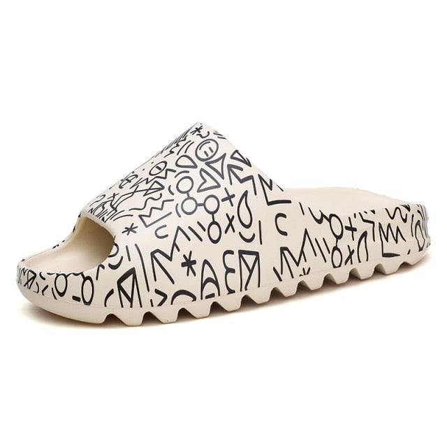 Unisex Slippers For Boy Girl Home Summer Women Home Flip Flops Soft Bottom Unisex Slides Beach EVA Open Toe Soft Slippers Non-Slip Soft Shower Spa Bath Pool Gym House Indoor Sandals Stevvex