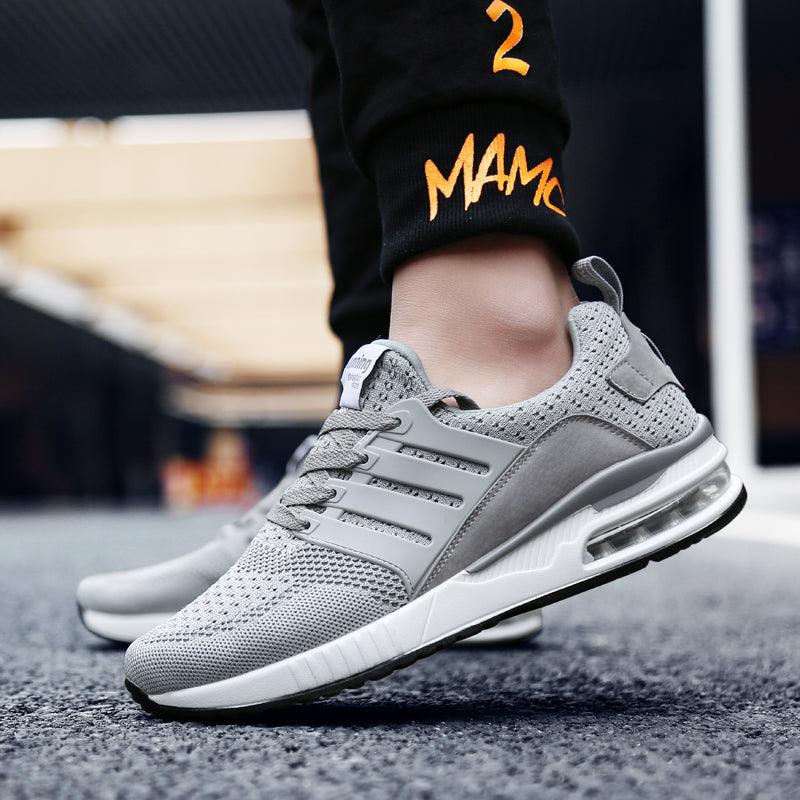 Unisex Sneakers Womens Running Shoes Sport Air Cushion Walking Shoes Breathable Light Comfortable Trainers Mesh Running Shoes For Women Soft Comfortable Design For Men Stevvex