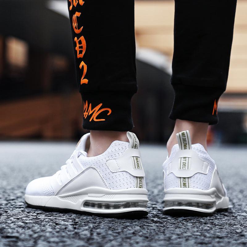 Unisex Sneakers Womens Running Shoes Sport Air Cushion Walking Shoes Breathable Light Comfortable Trainers Mesh Running Shoes For Women Soft Comfortable Design For Men Stevvex