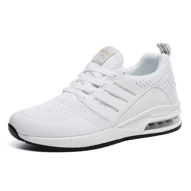 Unisex Sneakers Womens Running Shoes Sport Air Cushion Walking Shoes Breathable Light Comfortable Trainers Mesh Running Shoes For Women Soft Comfortable Design For Men Stevvex