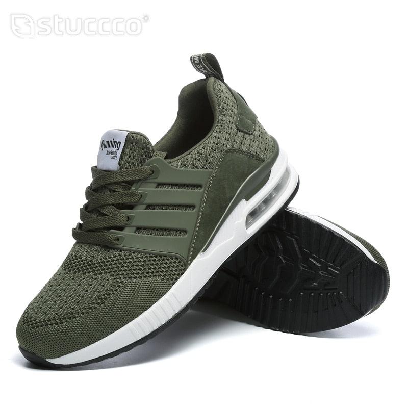 Unisex Sneakers Womens Running Shoes Sport Air Cushion Walking Shoes Breathable Light Comfortable Trainers Mesh Running Shoes For Women Soft Comfortable Design For Men Stevvex