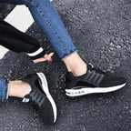 Unisex Sneakers Womens Running Shoes Sport Air Cushion Walking Shoes Breathable Light Comfortable Trainers Mesh Running Shoes For Women Soft Comfortable Design For Men Stevvex