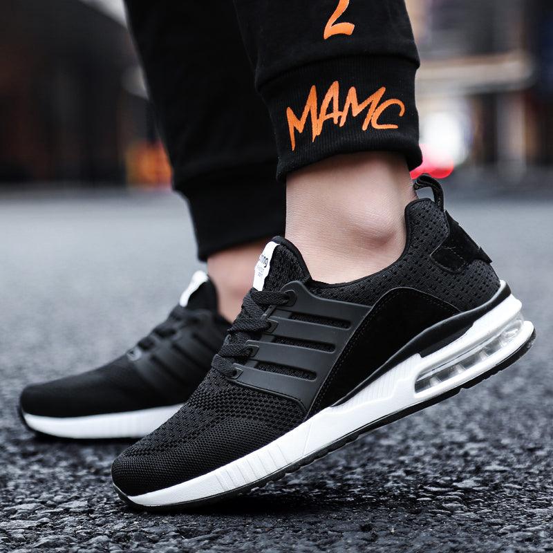 Unisex Sneakers Womens Running Shoes Sport Air Cushion Walking Shoes Breathable Light Comfortable Trainers Mesh Running Shoes For Women Soft Comfortable Design For Men Stevvex