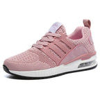 Unisex Sneakers Womens Running Shoes Sport Air Cushion Walking Shoes Breathable Light Comfortable Trainers Mesh Running Shoes For Women Soft Comfortable Design For Men Stevvex