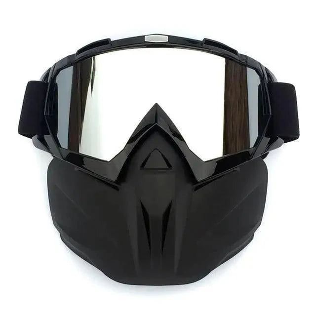 Unisex Snowboard Glasses Snowmobile Skiing Goggles For Men Women Windproof Sunglasses With Detachable Mask Stevvex