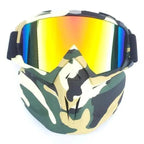 Unisex Snowboard Glasses Snowmobile Skiing Goggles For Men Women Windproof Sunglasses With Detachable Mask Stevvex