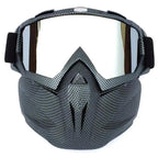 Unisex Snowboard Glasses Snowmobile Skiing Goggles For Men Women Windproof Sunglasses With Detachable Mask Stevvex