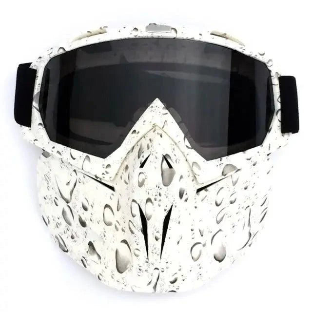 Unisex Snowboard Glasses Snowmobile Skiing Goggles For Men Women Windproof Sunglasses With Detachable Mask Stevvex