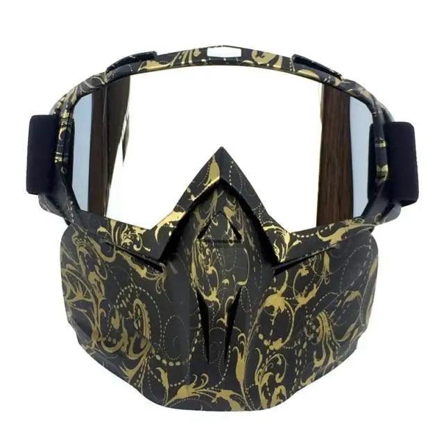 Unisex Snowboard Glasses Snowmobile Skiing Goggles For Men Women Windproof Sunglasses With Detachable Mask Stevvex