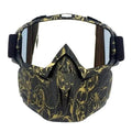 Unisex Snowboard Glasses Snowmobile Skiing Goggles For Men Women Windproof Sunglasses With Detachable Mask Stevvex