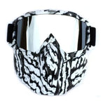 Unisex Snowboard Glasses Snowmobile Skiing Goggles For Men Women Windproof Sunglasses With Detachable Mask Stevvex